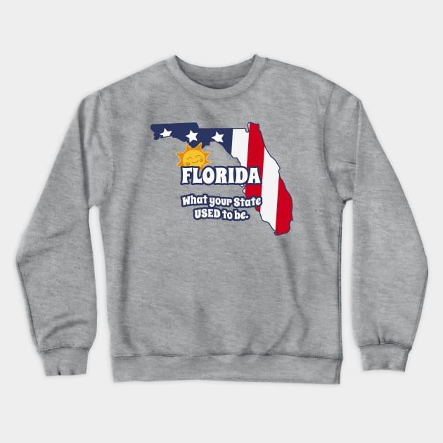 Funny FLORIDA "What Your State Used to Be" Crewneck Sweatshirt by Dibble Dabble Designs